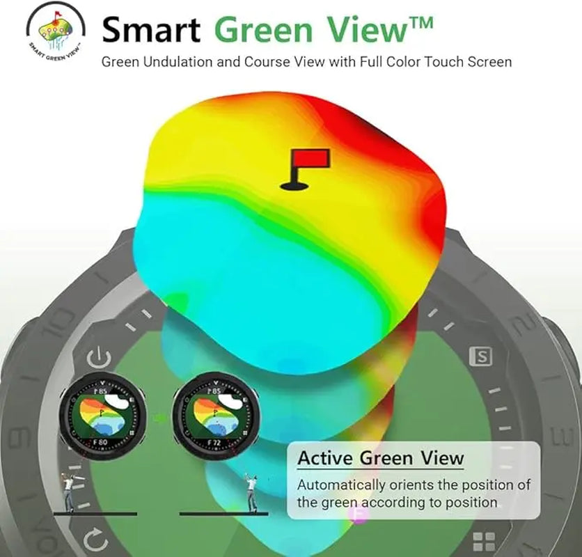 A3 Hybrid Golf GPS Watch with Slope