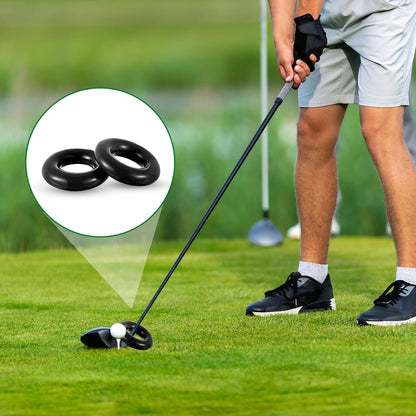 Golf Club Weights Golf Swing Weights for Practice and Warm up Swing Trainer Rings with 2 Pcs Weighted Donut Accessory Equipment Tool for Clubs