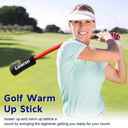 Golf Swing Trainer Aid Golf Warm up Stick for Improved Rhythm, Flexibility, Balance, Tempo and Strength Golf Training Aids