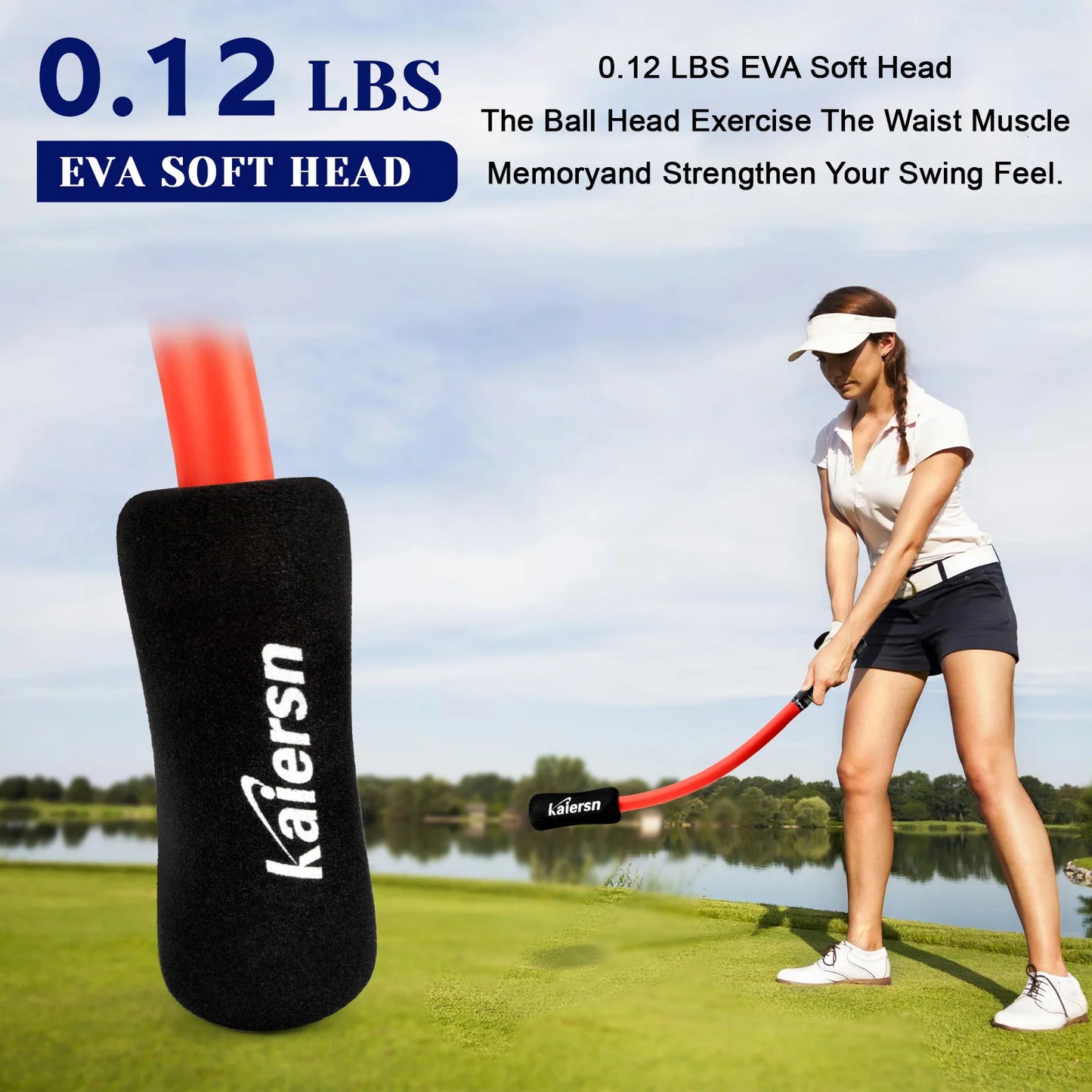 Golf Swing Trainer Aid Golf Warm up Stick for Improved Rhythm, Flexibility, Balance, Tempo and Strength Golf Training Aids