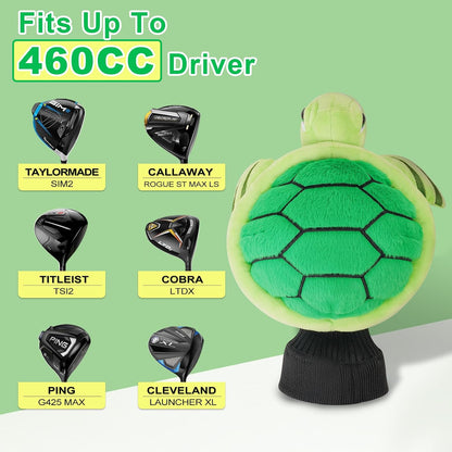 Golf Club Covers for Woods and Drivers Funny Driver Headcover Animal Golf Club Head Covers Golf Gifts for Men Women Plush