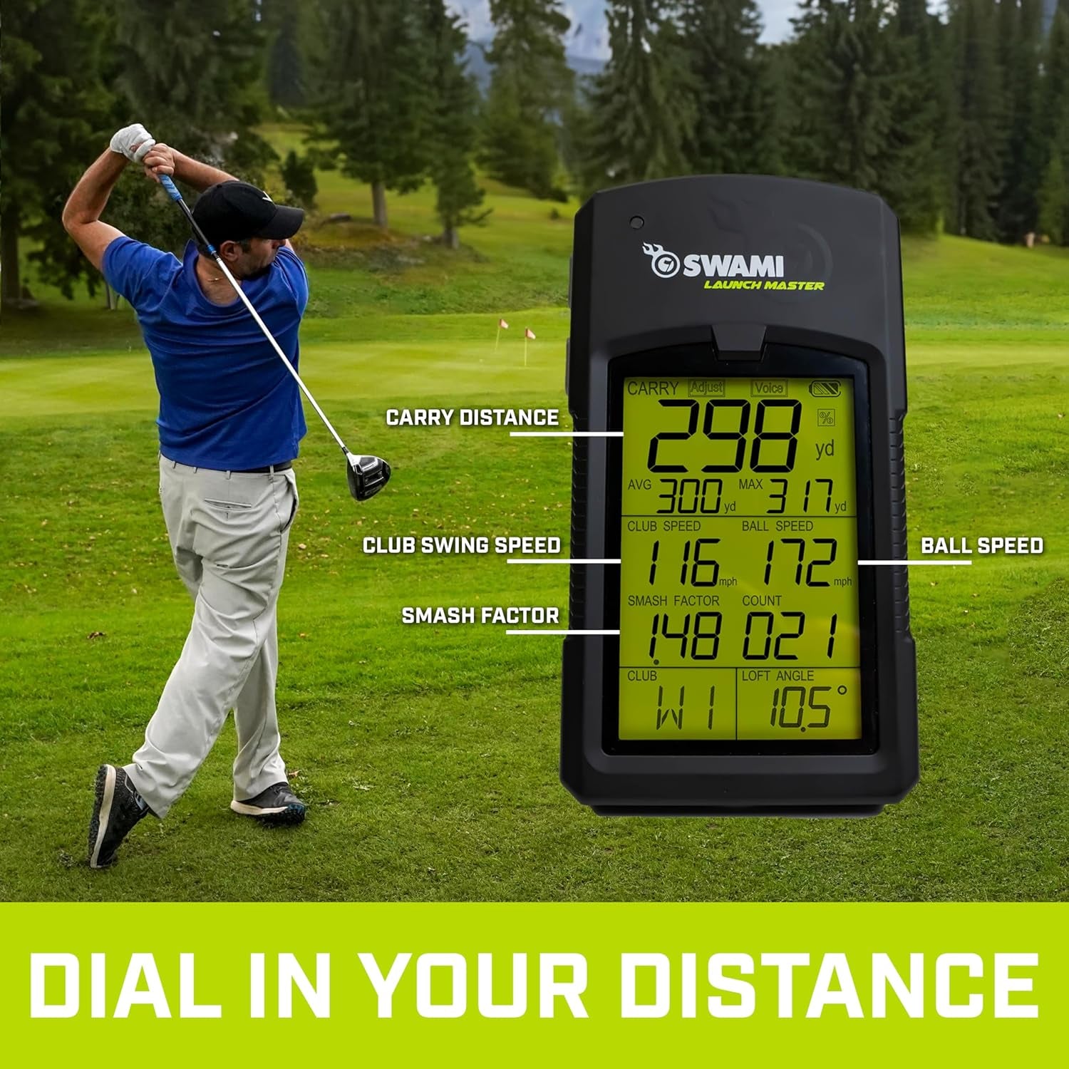 Golf Swami Launch Master Golf Launch Simulator - Golf Training Aid