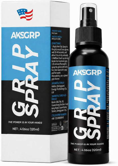 Golf Grip Spray, 120Ml anti Slip Grip Enhancer for Rubber Grips | Helps Enhance Grip Friction, Reduce Slipping and Support a More Secure Hold for Driver, Iron & Putter Clubs