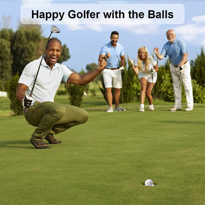 Practice Golf Balls for Backyard, Plastic Golf Training Balls 5 Inch Indoor Golf Balls for Driving Range, Swing Training, Indoor Golf Simulators, Outdoor and Home Use