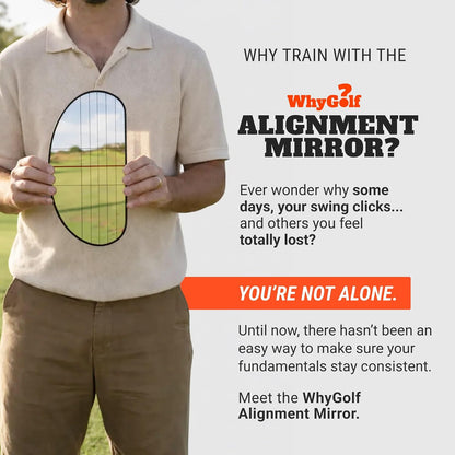 Golf Training Aid Bundle – Includes the Putting Thing for Stroke Accuracy & Alignment Mirror with 2 Rods for Improved Swing Setup, Posture, and Consistent Alignment for Better Golf Performance