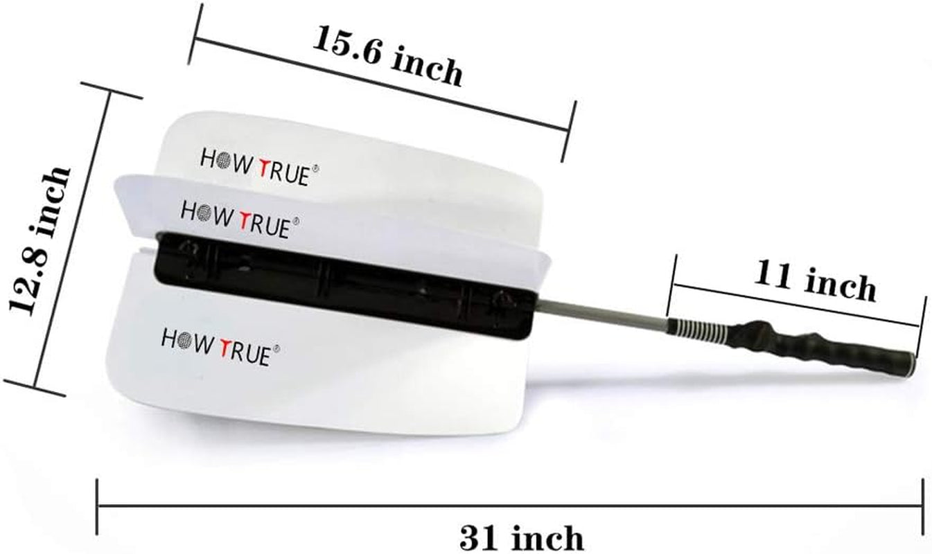 Golf Power Resistance Trainer Golf Swing Trainer Golf Power Swing Fan, White