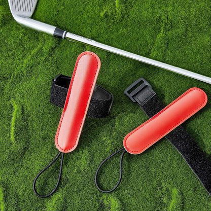 2 Pcs Golf Swing Training Golf Wrist Trainer Golf Aid Trainer Chipping Wristband Wrist Golf Training Equipment Golf Gadgets Alignment Practice Tool for Club Golf Beginners Better Impact Position