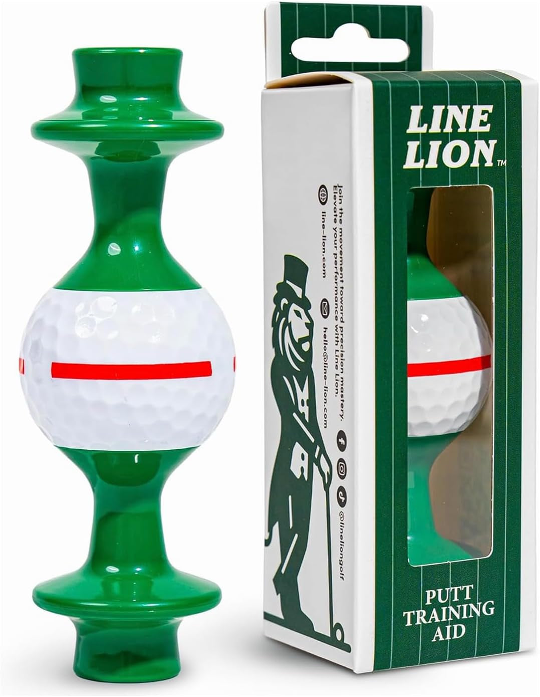 Putting Trainer – Alignment Gate That Reveals Push, Pull & Face Angle, Indoor Outdoor Golf Training Aid for Start Line & Roll Consistency, Right- or Left-Handed, Smart Golf Gift