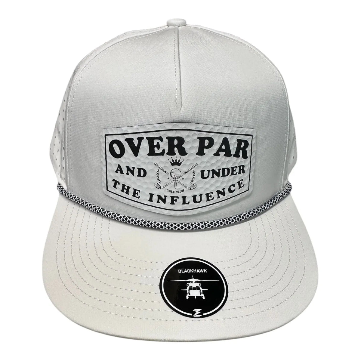 Over Par and under the Influence Performance Golf Hat - Funny Golf Cap, Adjustable & Stylish Premium Golf Hats