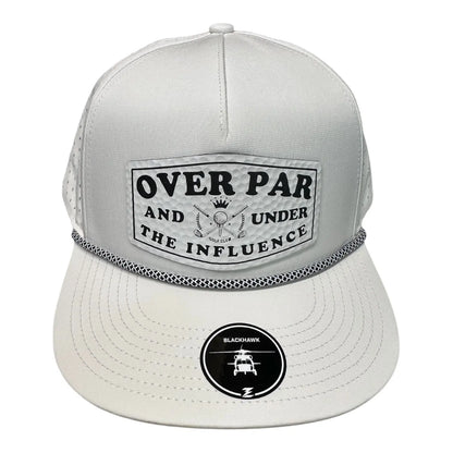 Over Par and under the Influence Performance Golf Hat - Funny Golf Cap, Adjustable & Stylish Premium Golf Hats