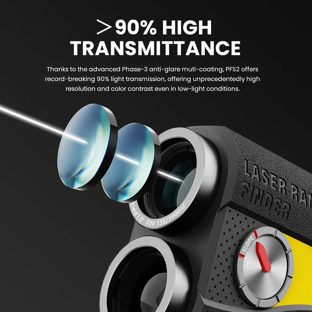 Mileseey Premium Compact Golf Rangefinder - Golf Supply with Dual LCD Display for Golfers, Supplemental Golf Accessories