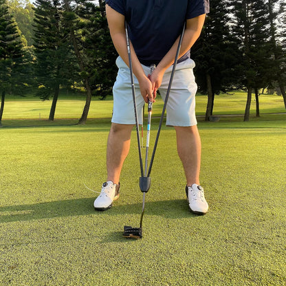Golf Putting Training Aid, Putting Aid Golf Training Equipment for Perfect Putt, Attaches to Any Putter Shaft