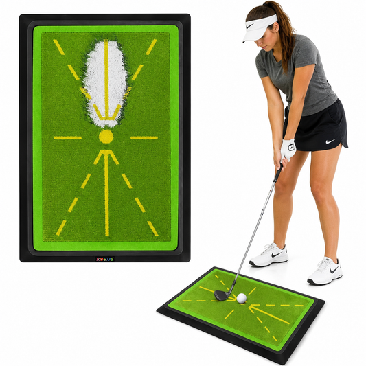 Golf Strike Mat Bead Display Track Beginner Training Trace Detection Pad Swing Exerciser PM130-B