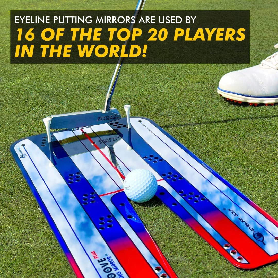 Roll the Rock Putting Mat and Groove plus Mirror Bundle