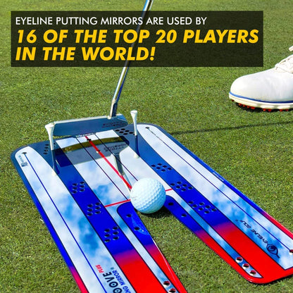 Roll the Rock Putting Mat and Groove plus Mirror Bundle