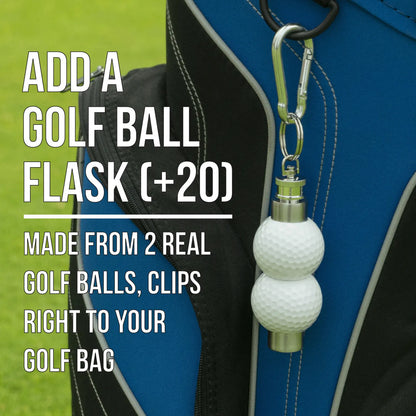 Golf Ball Bottle Opener Made from a REAL Golf Ball, Clips to Golf Bag or Makes a Good Keychain