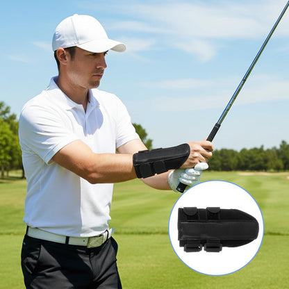Golf Wrist Training Aid, Golf Wrist Trainer, Adjustable Golf Wrist Brace, Golf Training Aids for Beginners and Pros Train Swing Gesture Auxiliary Tools(Reinforced)