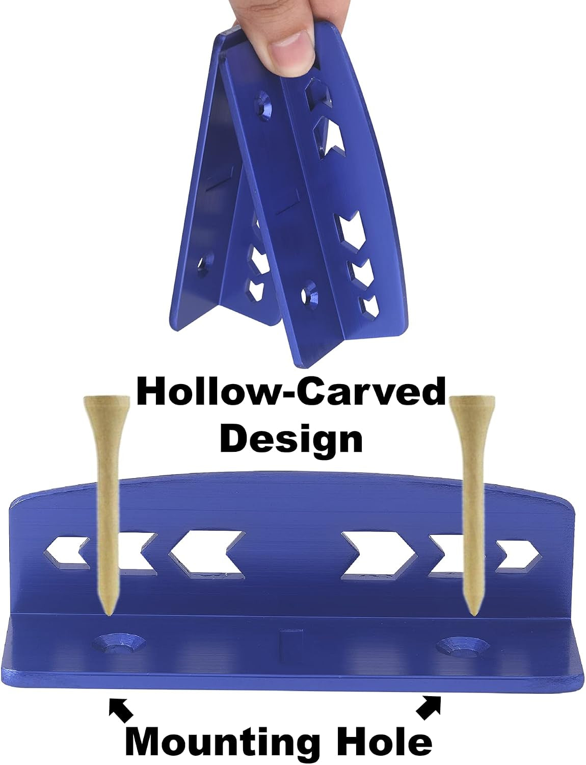Golf Putt Trainer | Putting Gate Practice Tool with Travel Case - Imorove Your Golf Putting Skill Putt Golf Training Aid Putter Path (Blue)