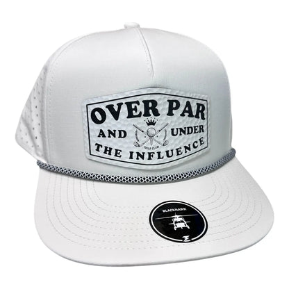 Over Par and under the Influence Performance Golf Hat - Funny Golf Cap, Adjustable & Stylish Premium Golf Hats