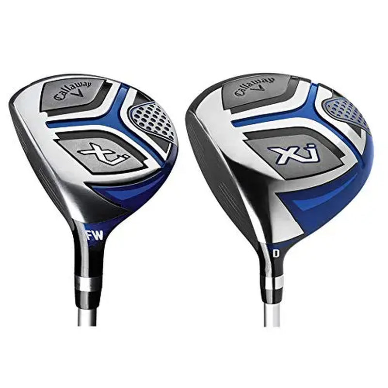 Callaway Golf Xj Junior Golf Set, Level 2, 6 Piece Set, Left Hand, Blue