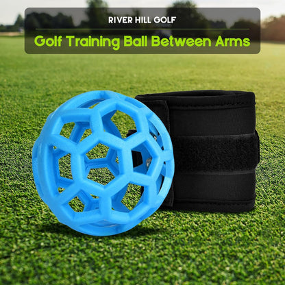 Golf Swing Trainer Ball, Golf Training Aid, Golf Practice Equipment, Smart Ball Posture Corrector, Wrist Trainer for Golfer Beginner