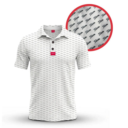 Titties Golf Polo - Funny Golf Shirts for Men - Funny Golf Polos for Men - Mens Funny Golf Shirts - Golf Shirt Funny