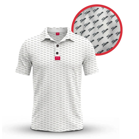 Titties Golf Polo - Funny Golf Shirts for Men - Funny Golf Polos for Men - Mens Funny Golf Shirts - Golf Shirt Funny