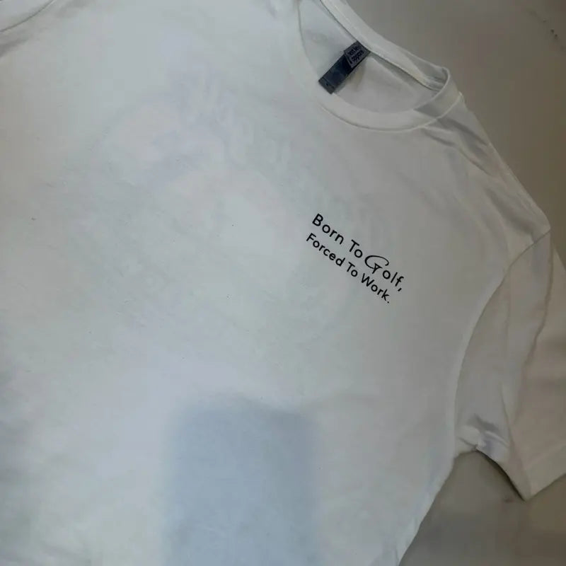 BTGFTW Twilight 9 Tee - Limited Drop Golf Tee with "Born to Golf, Forced to Work" Design