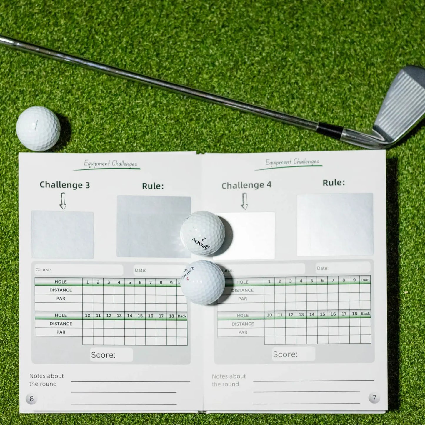 Golf Challenge Book - Revive Your Golf Game!