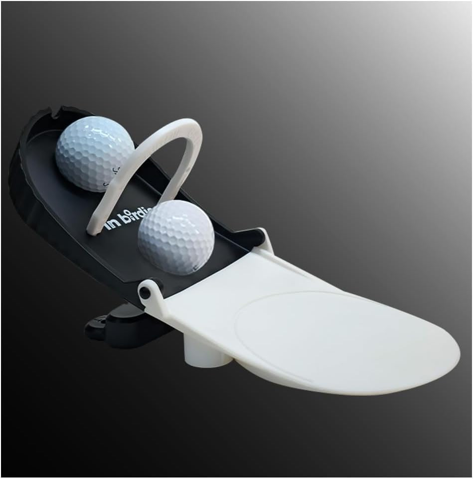 In Birdie Putting Trainer – Indoor Golf Putting Aid with 3 Practice Modes (Uphill, Downhill, Straight) – Micro Target Design for Accuracy – Portable & Foldable Golf Training Equipment for Home, Office