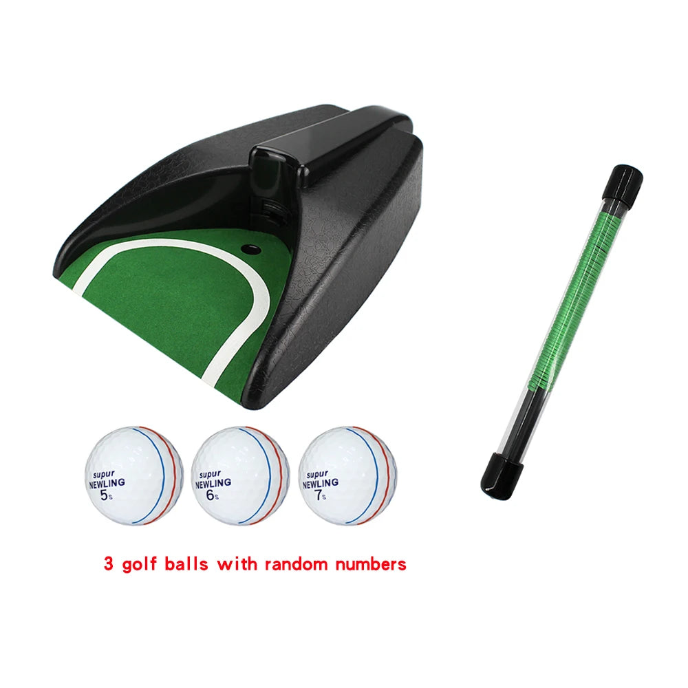 Golf Ball Return Exerciser Golf Ball Kick Back Automatic Return Putting Cup Device Practice Training Aids Drop Shipping
