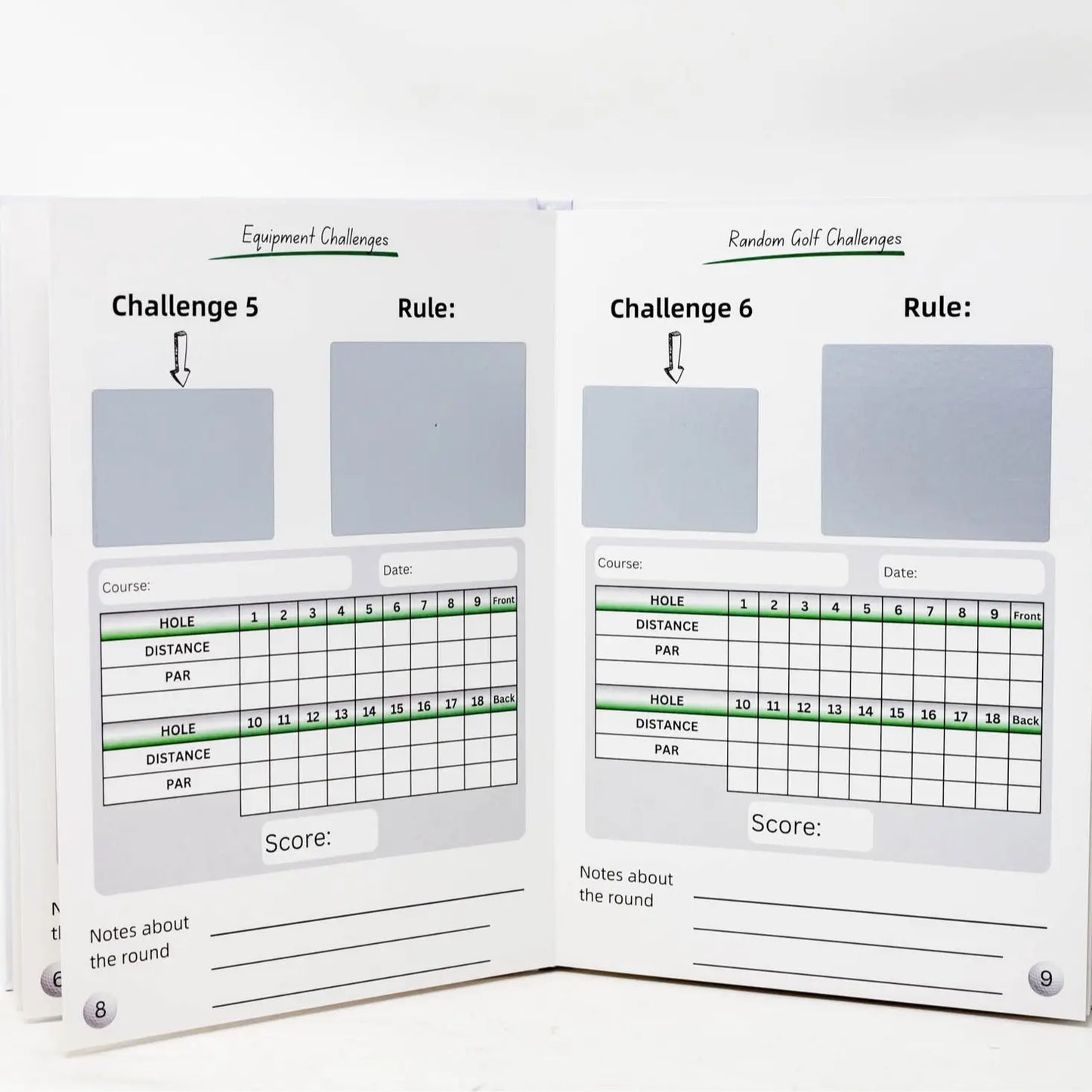 Golf Challenge Book - Revive Your Golf Game!