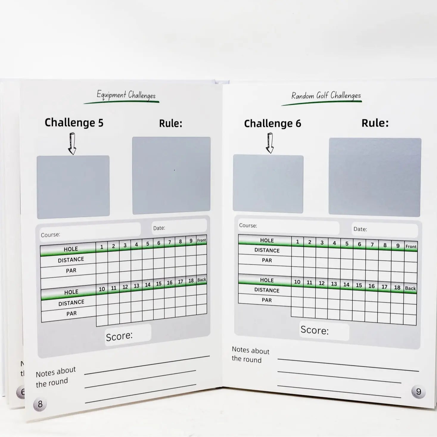 Golf Challenge Book - Revive Your Golf Game!