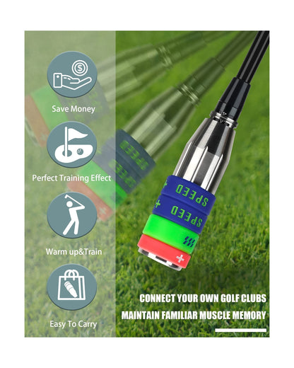Big Crazy Golf Swing Speed Trainer Adjustable, Golf Training Equipment Three ...