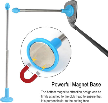 Golf Alignment Sticks, Magnetic Golf Club Alignment Stick Training Aids Accessories Help Visualize and Align Your Golf Shot