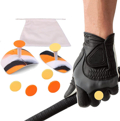 Golf Swing Trainer and Golf Training Aid,Correct Posture Golf Club Swing Grip Pad,Golf Training Accessories for Outdoor Indoor Sports