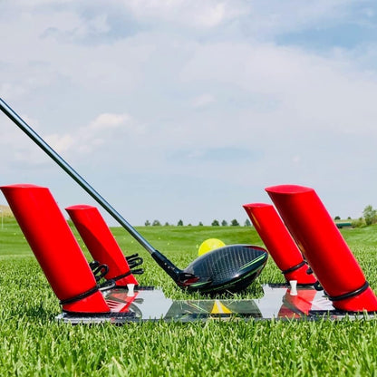 Speed Trap - Build Confidence, Improve Your Swing with Slice and Hook Corrector, Swing Trainer, Path Aid, Greater Distance, Made in USA, Polycarbonate Base