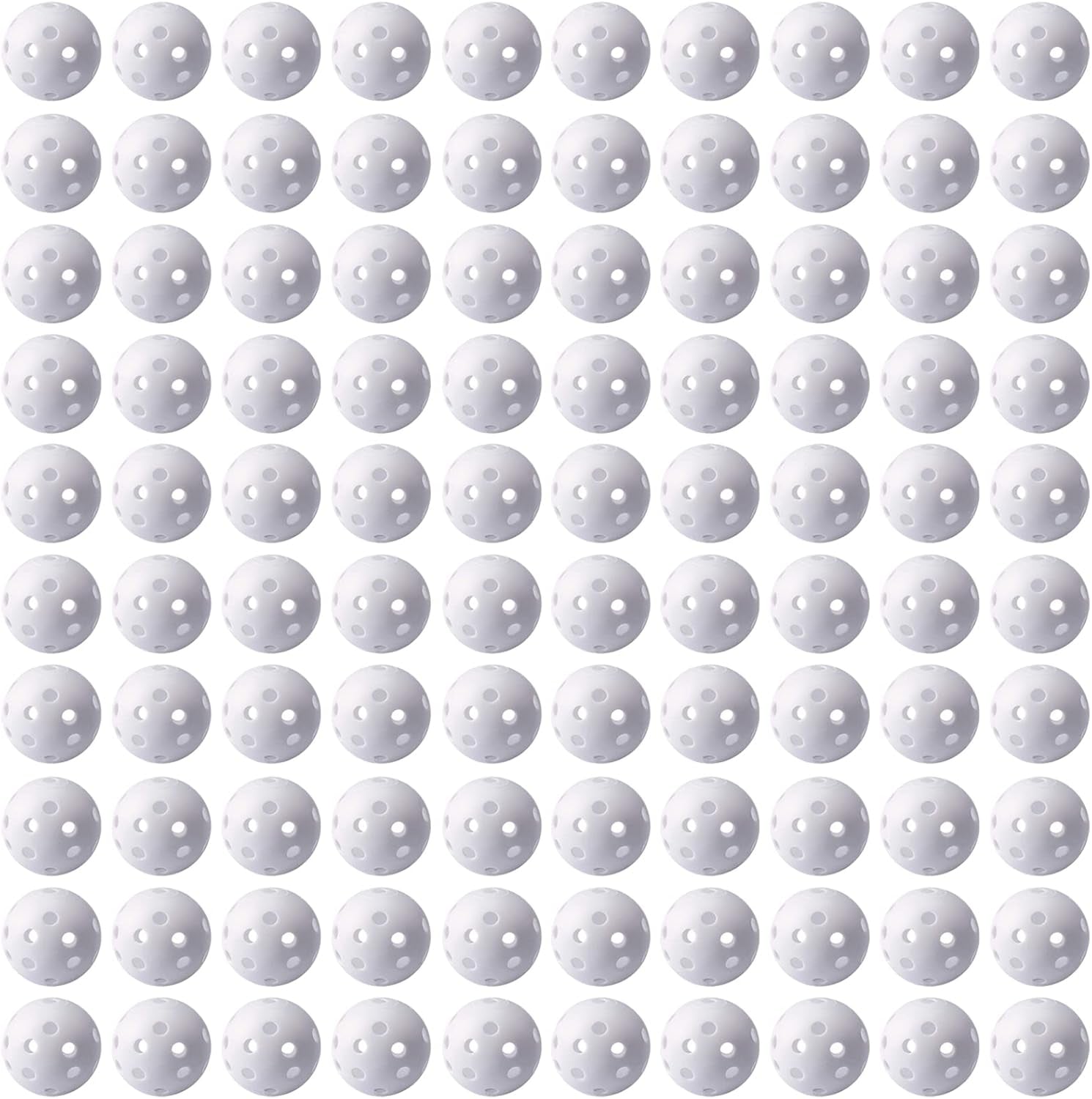 Practice Golf Balls for Backyard, Plastic Golf Training Balls 5 Inch Indoor Golf Balls for Driving Range, Swing Training, Indoor Golf Simulators, Outdoor and Home Use