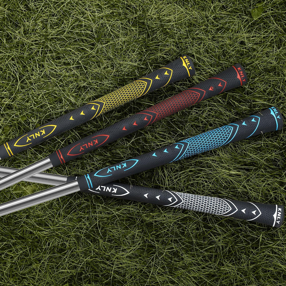 Golf Grips 13-Pack High-Performance | All-Weather Anti-Slip Rubber for High Traction & High Feedback Golf Club Grips | Includes 15 Tapes or Complete Repair Kit.