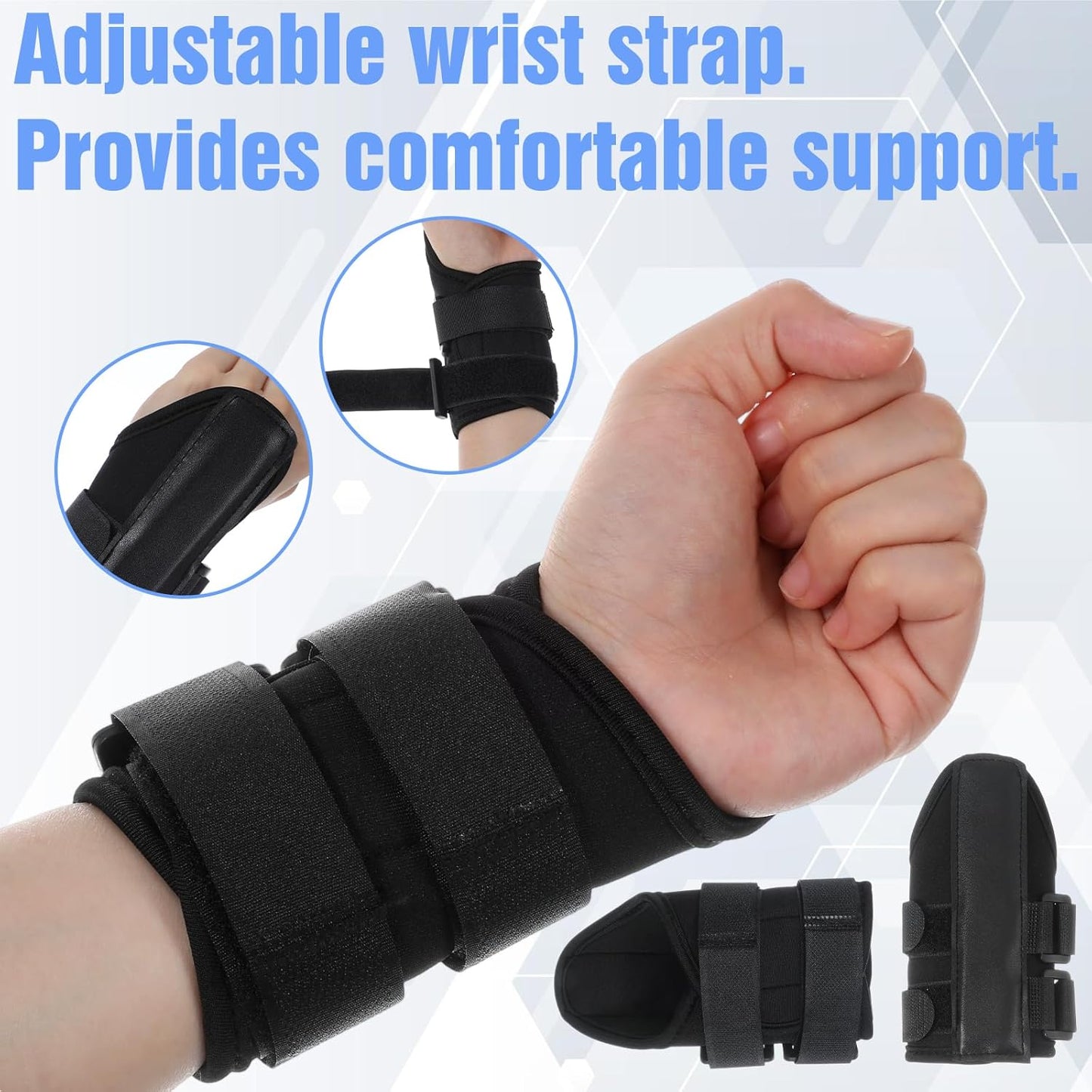 Golf Wrist Training Aid, Golf Wrist Trainer, Adjustable Golf Wrist Brace, Golf Training Aids for Beginners and Pros Train Swing Gesture Auxiliary Tools(Reinforced)