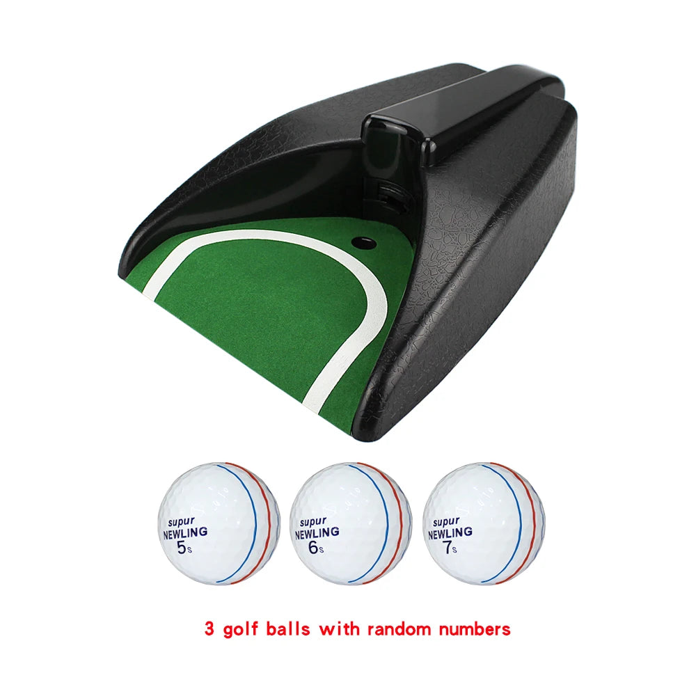 Golf Ball Return Exerciser Golf Ball Kick Back Automatic Return Putting Cup Device Practice Training Aids Drop Shipping