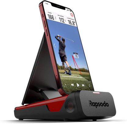 Rapsodo - Mobile Launch Monitor for Golf, Indoor & Outdoor Simulator, Golf Swing Analyzer & Tracker, Measures Ball Speed, Club Speed & Launch Angle, GPS Satellite View, Iphone & Ipad Only