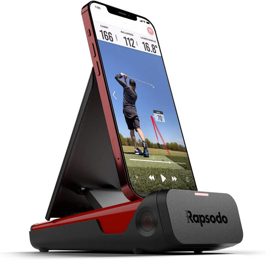 Rapsodo - Mobile Launch Monitor for Golf, Indoor & Outdoor Simulator, Golf Swing Analyzer & Tracker, Measures Ball Speed, Club Speed & Launch Angle, GPS Satellite View, Iphone & Ipad Only