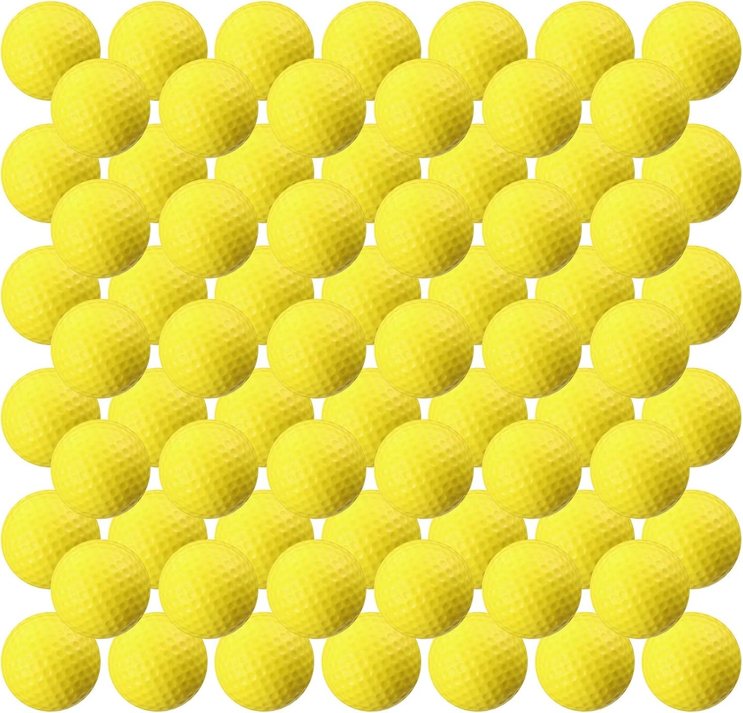80 Pcs Foam Golf Balls Practice Balls Realistic Feel and Flight Sport Training for Indoor or Outdoor Backyard Golf Training