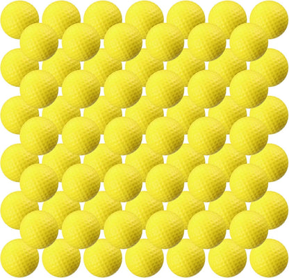 80 Pcs Foam Golf Balls Practice Balls Realistic Feel and Flight Sport Training for Indoor or Outdoor Backyard Golf Training