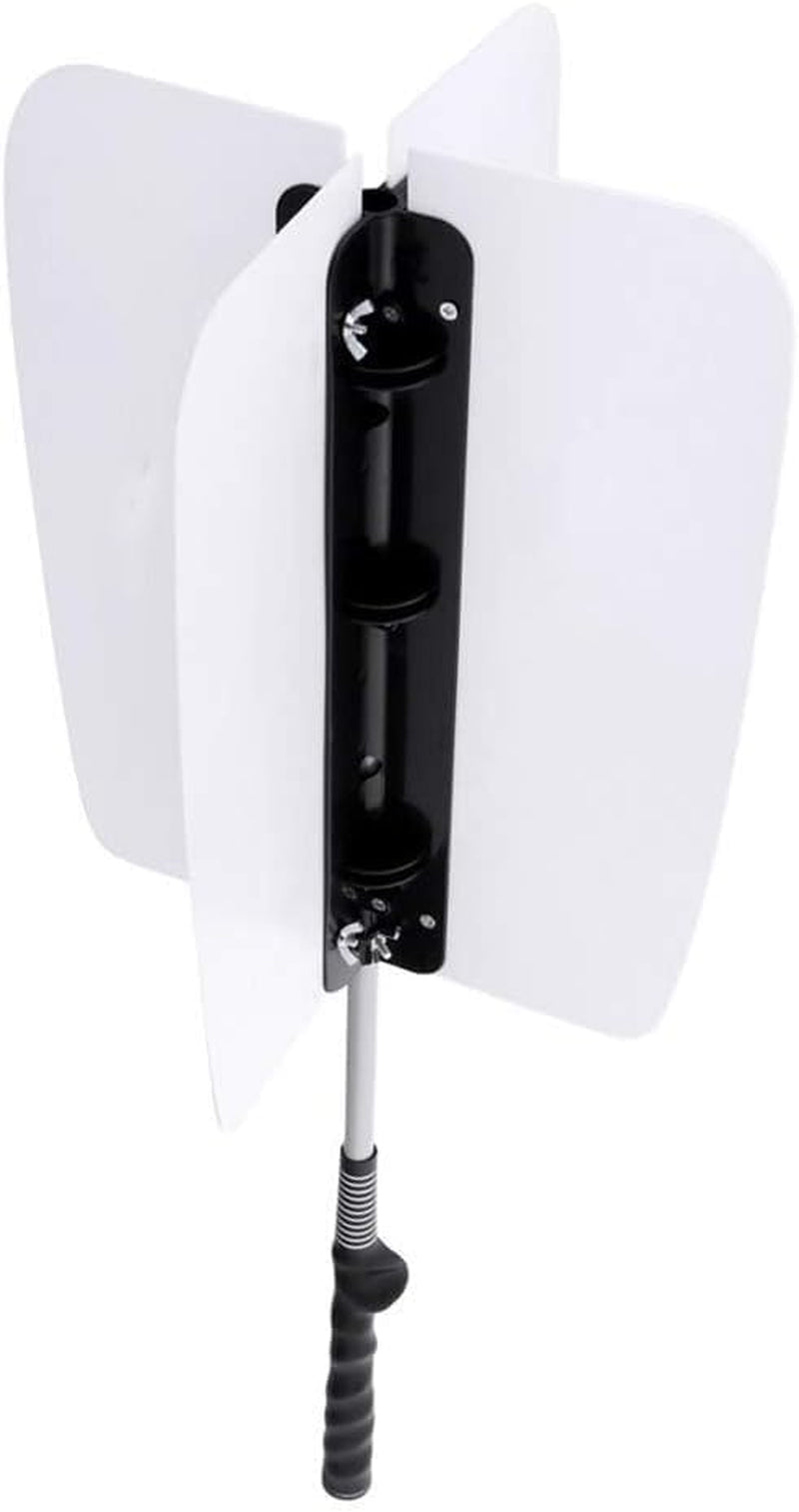 Golf Power Resistance Trainer Golf Swing Trainer Golf Power Swing Fan, White