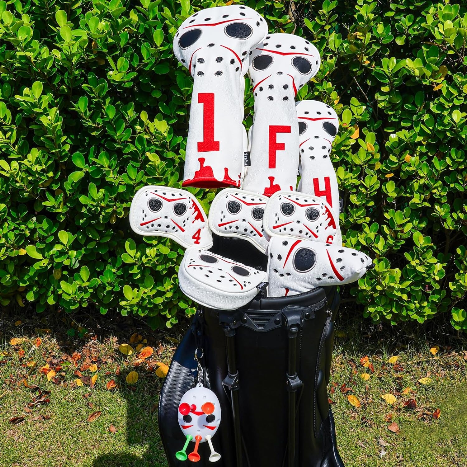 Putter Covers Hockey Goalie Mask, Mallet Putter Cover Blade Putter Cover Strong Magnetic Putter Headcover