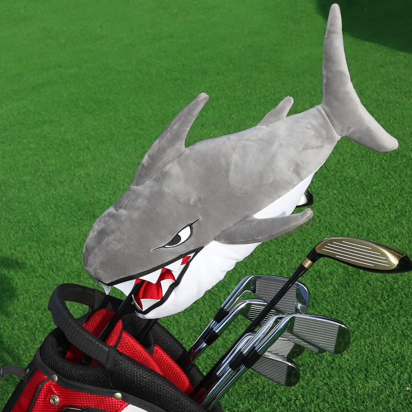 Craftsman Golf Shark Driver Headcover, Cool Style, Soft Plush, Club Protector