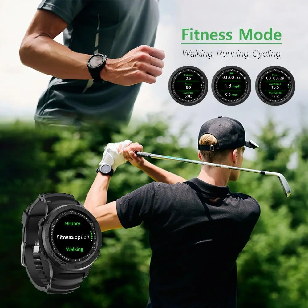 A3 Hybrid Golf GPS Watch with Slope