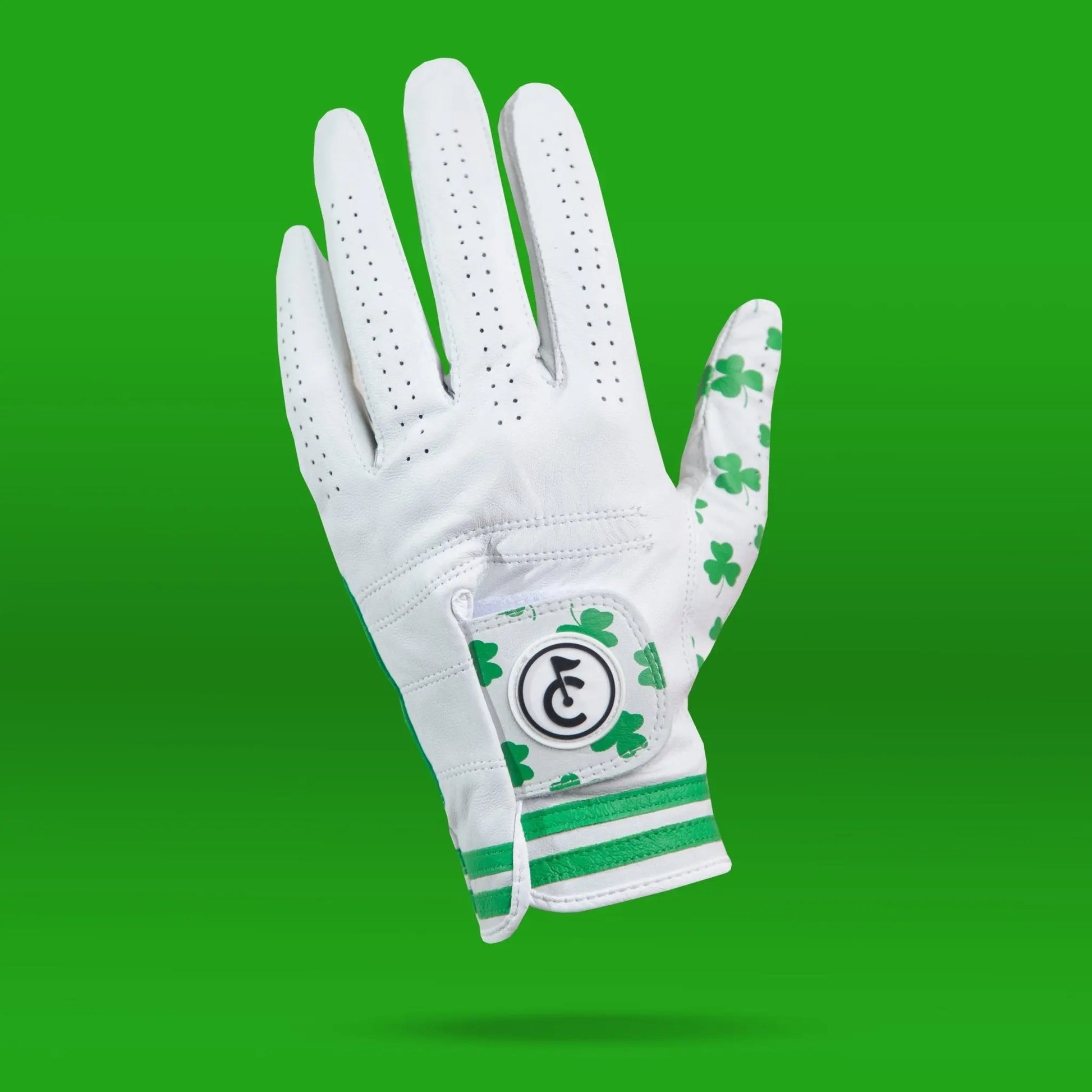"Feelin Lucky" Golf Glove | Premium Cabretta Leather | Men'S & Women'S Golf Accessory | Breathable, Durable, Comfortable